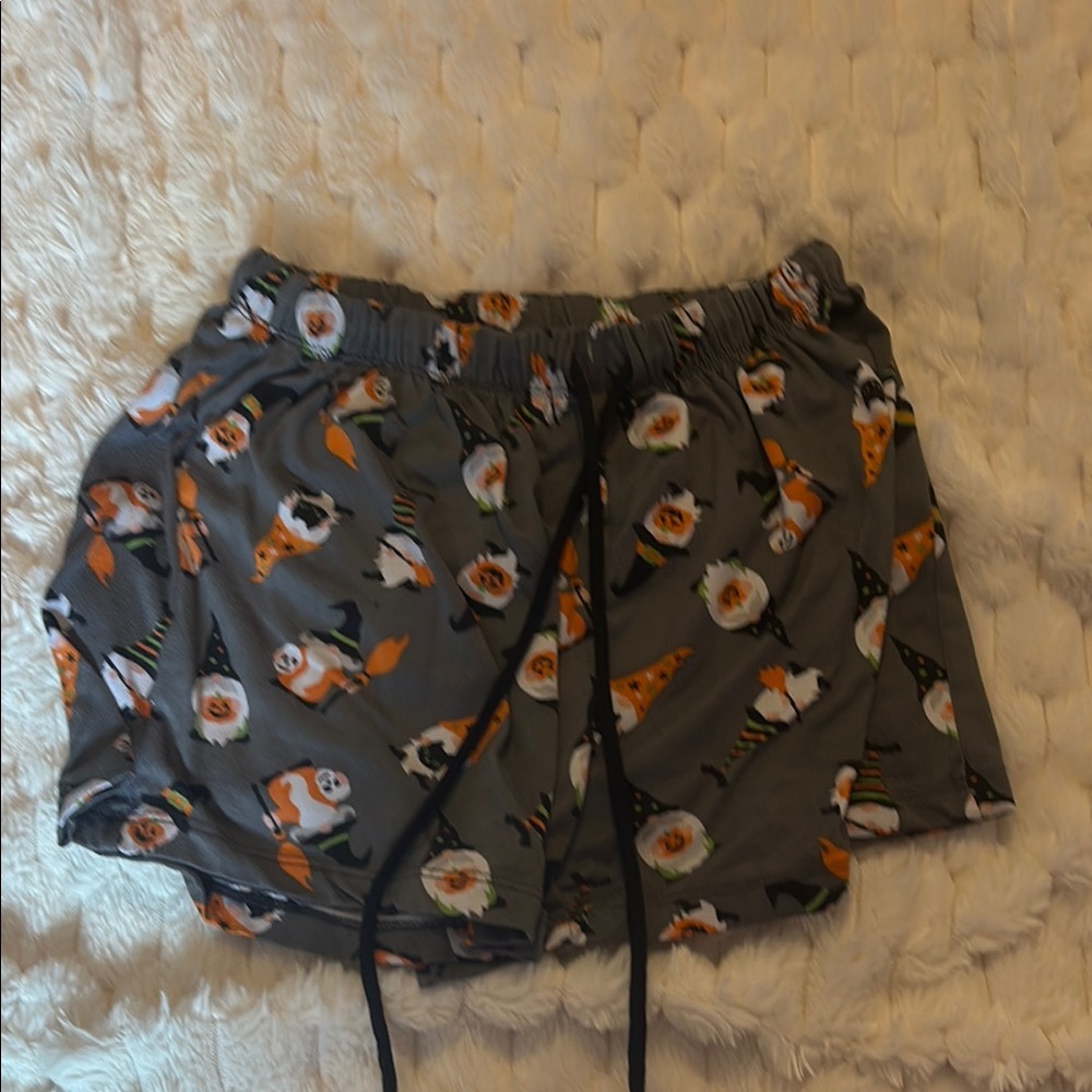 women’s halloween pajama shorts